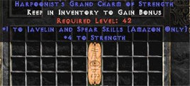 Amazon Javelin & Spear Skills w/ 3-5 Str GC - West Non-Ladder