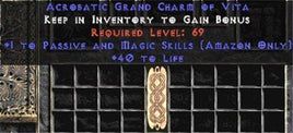 Amazon Passive & Magic Skills w/ 40 Life GC - East Non-Ladder