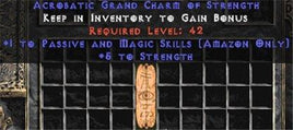 Amazon Passive & Magic Skills w/ 3-5 Str GC - Europe Non-Ladder